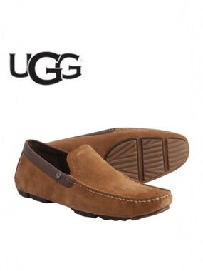 UGG Bel-Air Venetian Suede Loafers Size 9